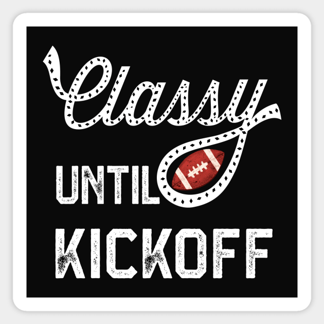 Classy Until Kickoff Sticker by SWON Design